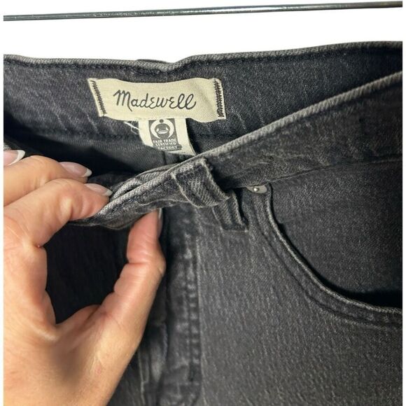 Madewell The Perfect Vintage Jean Size 25 Charcoal Gray Classic Timeless Minimal - Picture 6 of 11